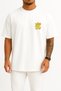 Oversized Coat of Arms of Bulgaria Lion Unisex T-Shirt with Pocket and Back Design