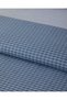 Pincheck Yarn Dyed Double Size Sheet Duvet Cover Set 200X220 cm Blue - 4