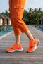 Orange Lightweight Flexible Breathable Unisex Running Walking and Sports Shoes Space g - 5