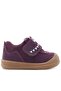 Dino Genuine Leather Purple Brown High Top Baby Shoes - 3