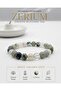 Natural Green Agate & White Agate Stone Balance and Peace Bracelet - 6