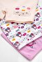 Girl's 6-Piece Cotton Boxer Set with Print, Premium Daily Use (8710-6) - 3