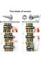 52pcs unboxed 52pcs Cable Clamps Assortment Kit, Stainless Steel Cushion Pipe Clamps Assorted In 6 - 5