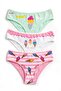 Girl's 3-Piece Cotton Panties with Printed Extra Comfort Fit (8812-3)