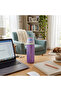 Convertible Bento Lunch Box w/ Glitter Stainless Steel Water Bottle 720ml – Glitter Purple - 5