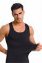 Men's Corset Athlete Belly Tightening Gynecomastia Firming Lycra Black Corset