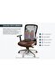 New Generation Visco Orthopedic Ergonomic Non-Slip Base Anti-Sweat Back Cushion Office, Home, Car Lumbar Support Cushion Gray Comfortable Posture Orthopedic