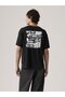 Men's Vintage Fit Graphic Black T-Shirt - A9440-0018 - 3