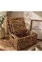Set of 3 Wicker Mesh Organizer Boxes with Lids - Multi-Purpose Closet and Bathroom Organizer Mr200 - 3