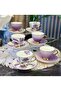 6-Piece Porcelain Purple Lavander Coffee Cup - 2