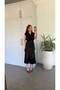 Estonia Self-Belted Dress Black - 2