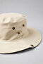 Luxury Snapback Hat with Side Fasteners for Hiking |   Cream Men's Drawstring Fisherman Ventilated Jacket - 2