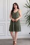 Embroidered Sequin Detailed Rope Strap Dress