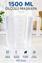 1 Transparent Mug 💧   1500 ml 💧   Plastic Water Bucket ❤️   Strappy Mashrapa Garden Camping Bathroom Kitchen 💧