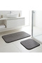 Casilda Embossed Flat 2-Piece Bathroom Set 60X100 50X60 cm - Anthracite - 3