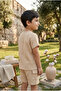 Boy's Shorts Set Muslin Fabric - 3