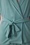 طقم بيجامة للحمل برقبة على شكل حرف V من Green Lenna Ribbed - 4