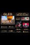 تلفزيون ذكي أندرويد QLED بدقة FHD مقاس 32 بوصة طراز 2025 + حامل جداري + كابل HDMI من Riversong بطول 3 أمتار - عالي السرعة بدقة 4K - 5