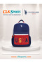 Base. Polo Navy Blue School Bag, Pen Bag - Water Bottle & Flask Gift - 2