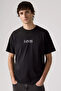 Men's Crew Neck Brand Logo Black T-Shirt -A9440-0023