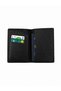 Men's Genuine Leather Passport Cover Wallet with Card Compartment - 4
