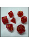 Dnd Epoxy Frp Dice Set 7-Piece Set Dnd Dice Dungeons and Dragons Tabletop Game Dice Red Dragon - 7