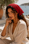 Women's Summer Knitwear Bandana Mesh Knitted Hole Hair Bandana Beach Vacation Festival Daily City Combination - 5