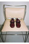 Leather Perforated Ballerina Shoes - 2