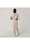 Solid Bamboo Unisex Bathrobe Beige - 4