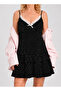 Dolce Notte Coquette Polka Dot Lace Detailed Mini Dress - 3