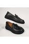 Women's Leather Comfort Casual Shoes 7735-Lx - Black - 40 - 4