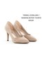 Stiletto Ten Suede - Medium Thin Heel, V Mouth Low-Cut Women's Shoes - 2