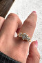 Steel Ring Large Adjustable Women's Non-Tarnishing - 4