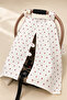 Muslin Stroller Cover 100% Cotton 100X90 cm Reversible Newborn Baby Breathable Muslin - 2