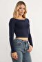 Basic Boat Neck Modal Blouse - 2