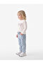 Cotton Long Sleeve Crew Neck T-Shirt with Applique Detail - 3