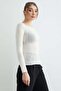 Boat Neck Transparent Blouse - 5