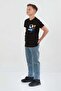 100% Cotton Text Printed Boy's T-Shirt - 3