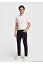 Light Gray Plain Cotton Blend T-Shirt - 2