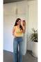 Button Detailed Athlete Blouse Yellow - 2
