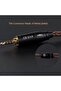 كابل سماعات أذن IEM بني 3.5QDC KBEAR 16 Core 2-Pin، كابل بديل مطور عالي الدقة (HiFi) داخل الأذن مع شاشة عرض TRS P - 5