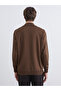 Esvab • Modern & Distinctive Half Fisherman Roba Collar Wool Blend Men's Knitwear Sweater - 5