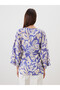 Two Mt Shop Quality Lcwaikiki Classic Purple Patterned Women's Kimono - 4