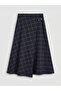 Two Mt Shop Quality Plaid A-Line Skirt with Belt - 5