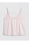 Lcw Dream Pink Rope Strap Satin Women's Shorts Pajama Set - 7