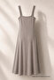 Stone Drawstring Strap Flowy Maxi Dress - 5