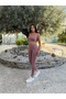 Shaping, push-up rose taupe seamless leggings - 6