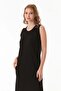 Basic Slit Modal Dress - 6