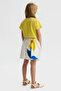4-8 Years Old Maya Belle Girl's Set-Yellow - 2
