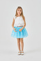 Blue Sequined Girl's Skirt - Gracie - 3